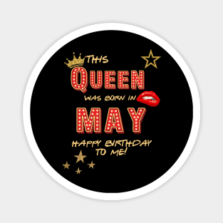 May Birthday Gift Magnet